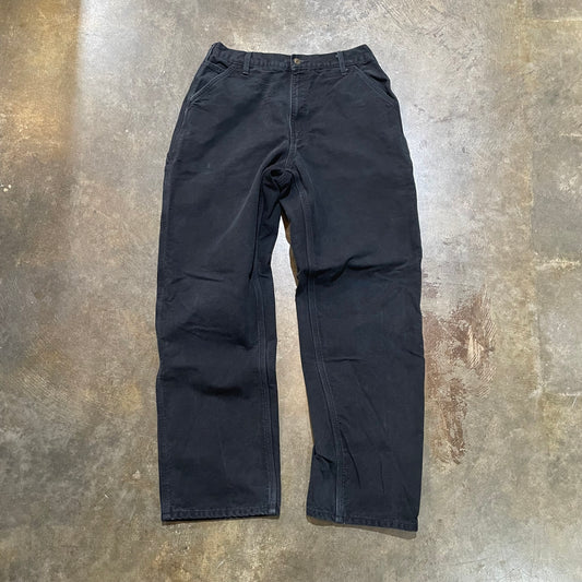 Black Flannel Lined Carhartts122