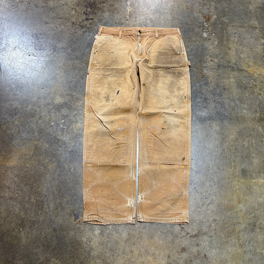 Tan Dirty Double Knee Work Pants
