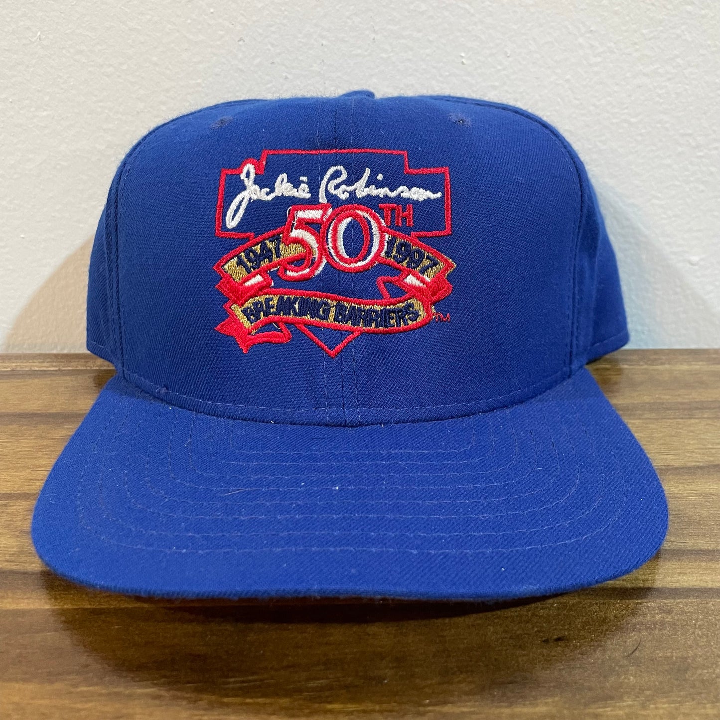 Jackie Robinson 50th Anniversary 1997 Blue Hat