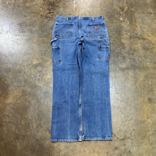 Carhartt Double Knee Dark Blue Jeans