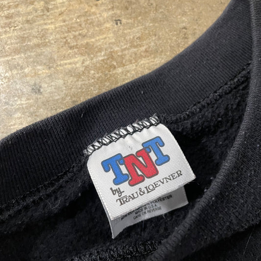 Black Puff Print Flyers Crew