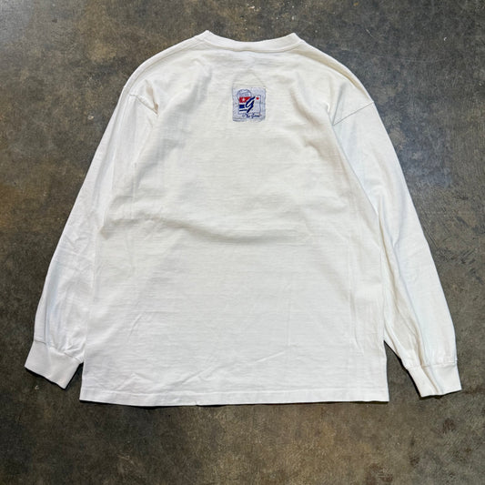 White Auburn Tigers The Game OX LS Tee
