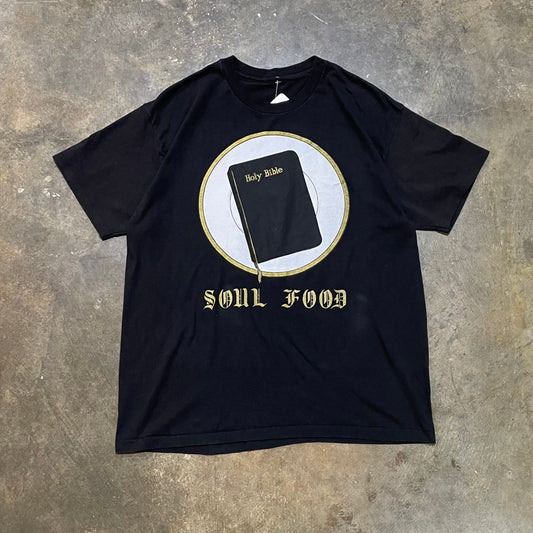 Black Holy Bible Soul Food Jesus Tee