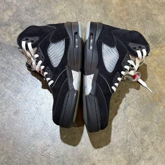 No Box Jordan 5 Black Metallic Reimagined