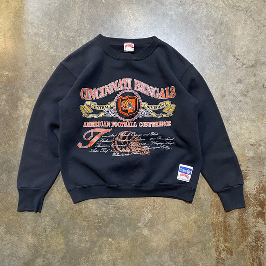 Cincinnati Bengals Nutmeg Black Crew