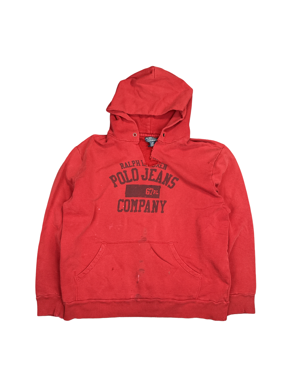 Ralph Lauren Polo Jeans Red Hoodie (XXL)