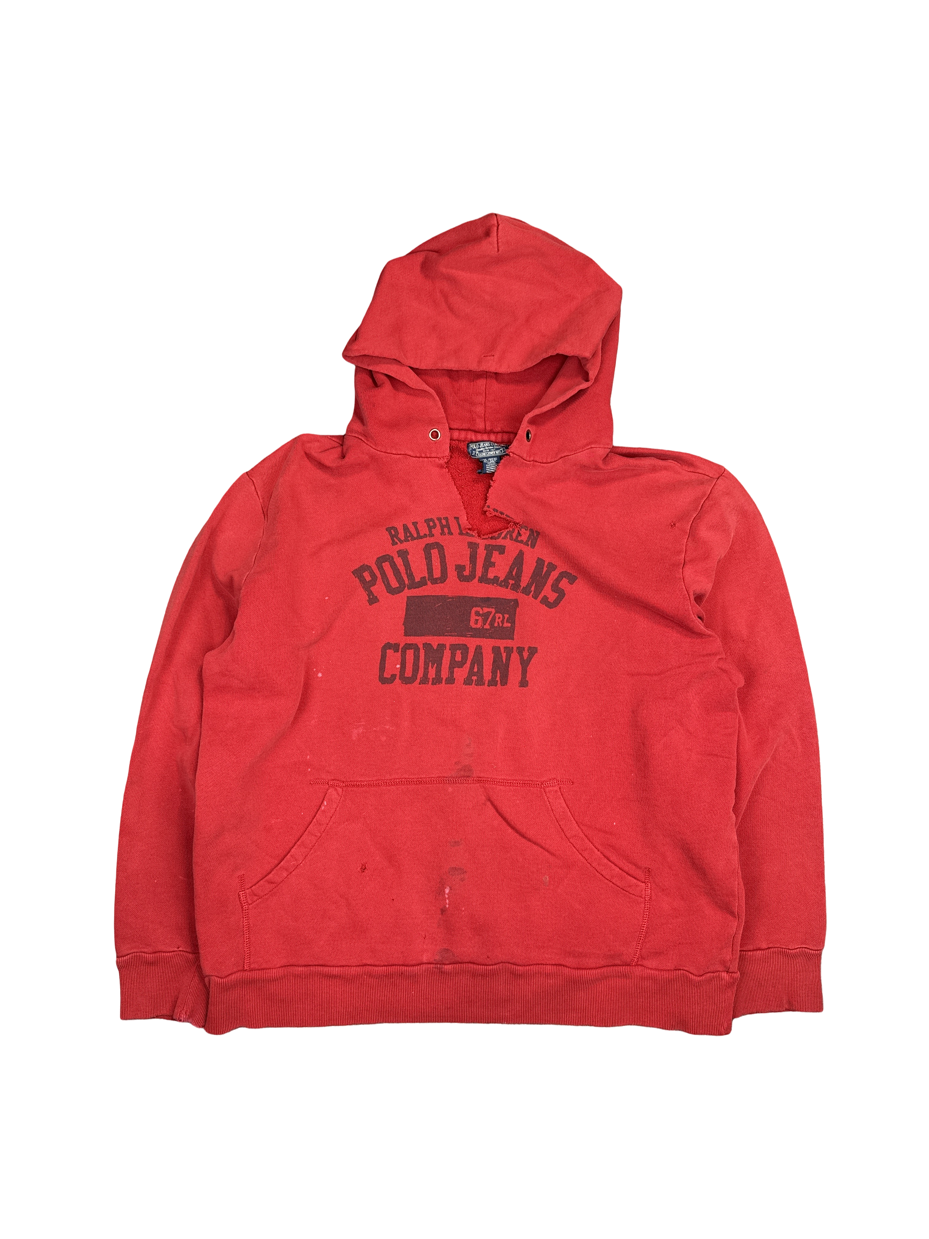 Ralph Lauren Polo Jeans Red Hoodie (XXL)
