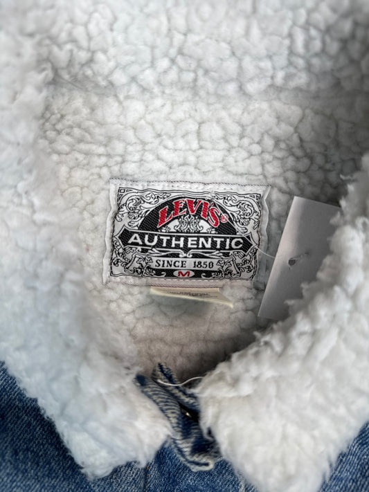 Levi's Sherpa Lined Denim Vest (M)