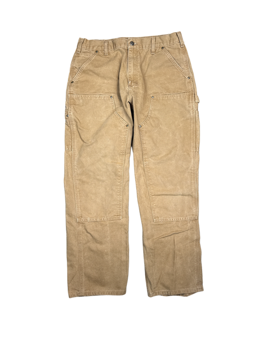 Carhartt Brown Duck Work Pants (W32 L29)