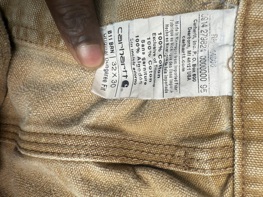 Carhartt Original Dungaree Fit Canvas Work Pants (30x32)