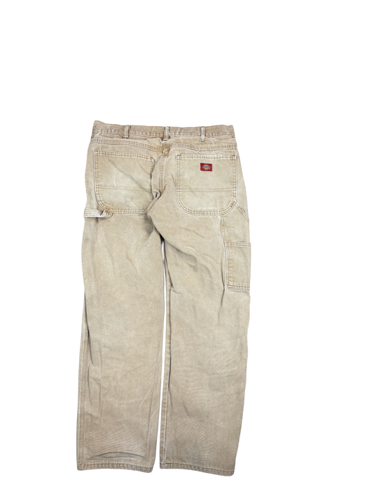 Carhartt Beige Canvas Work Pants (32x32)