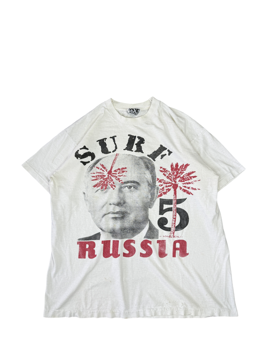 1990s Joe Boxer 'Surf Russia' Graphic Tee (L)