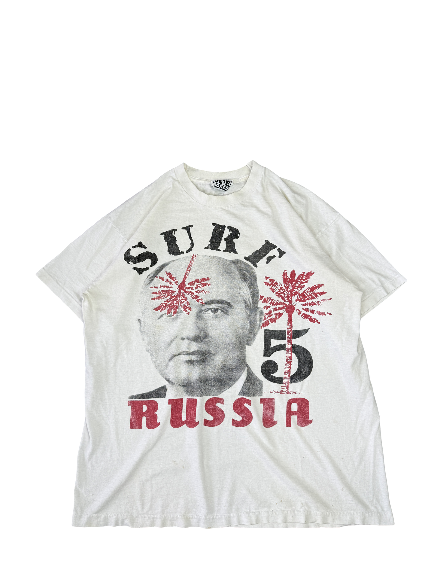 1990s Joe Boxer 'Surf Russia' Graphic Tee (L)