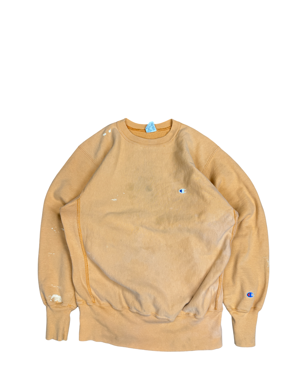 1990s Champion Reverse Weave Orange Sweatshirt (L)