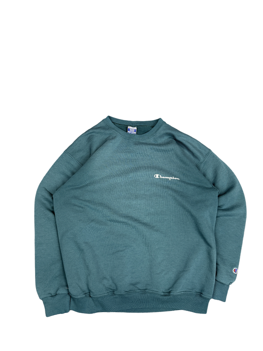 Champion Teal Crewneck Sweatshirt (M)