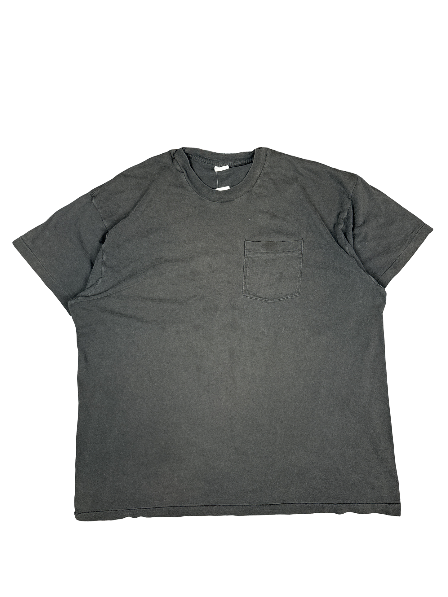 Faded Black Pocket T-Shirt (2XL)