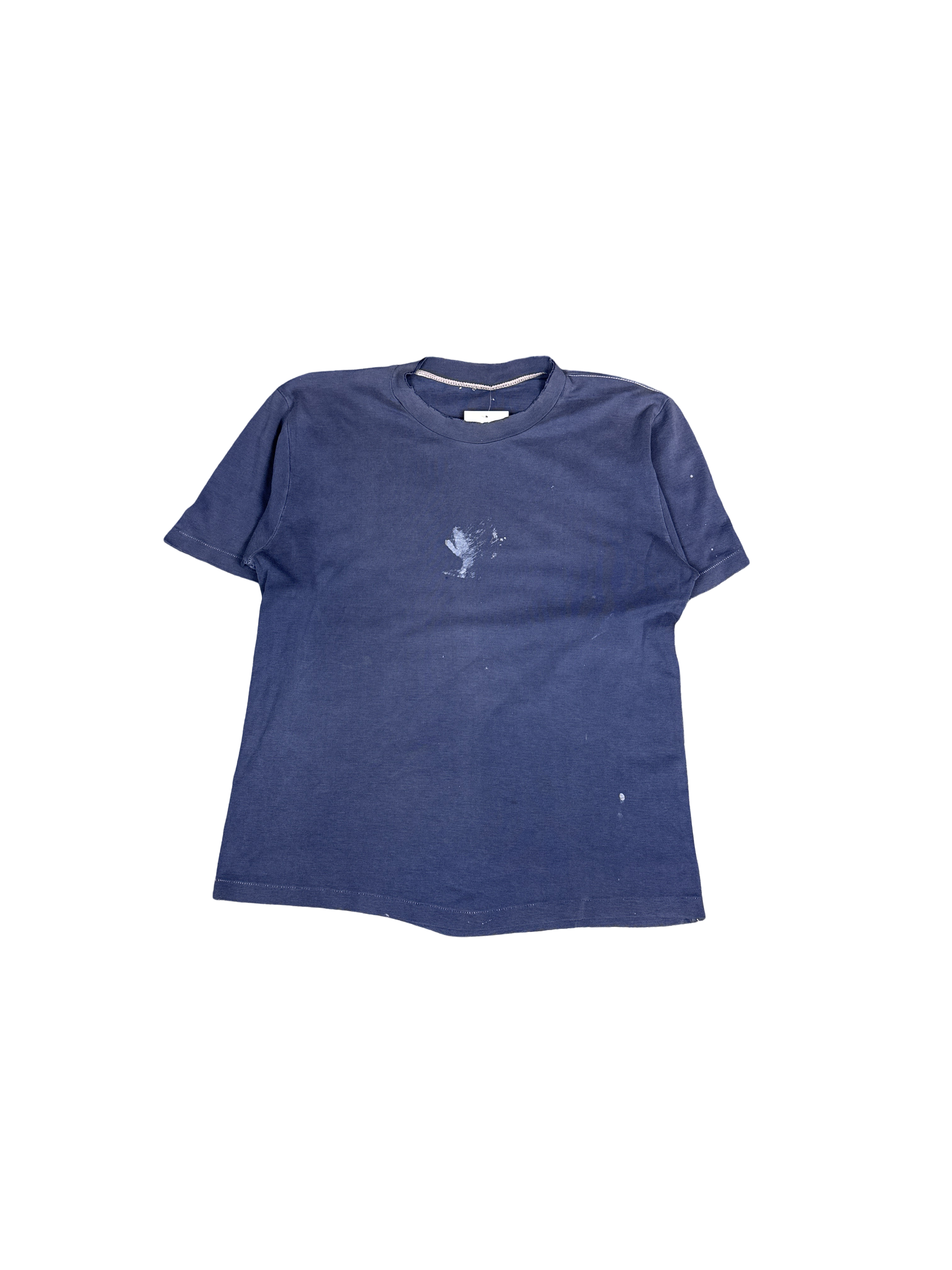 Faded Navy Graphic T-Shirt (M)