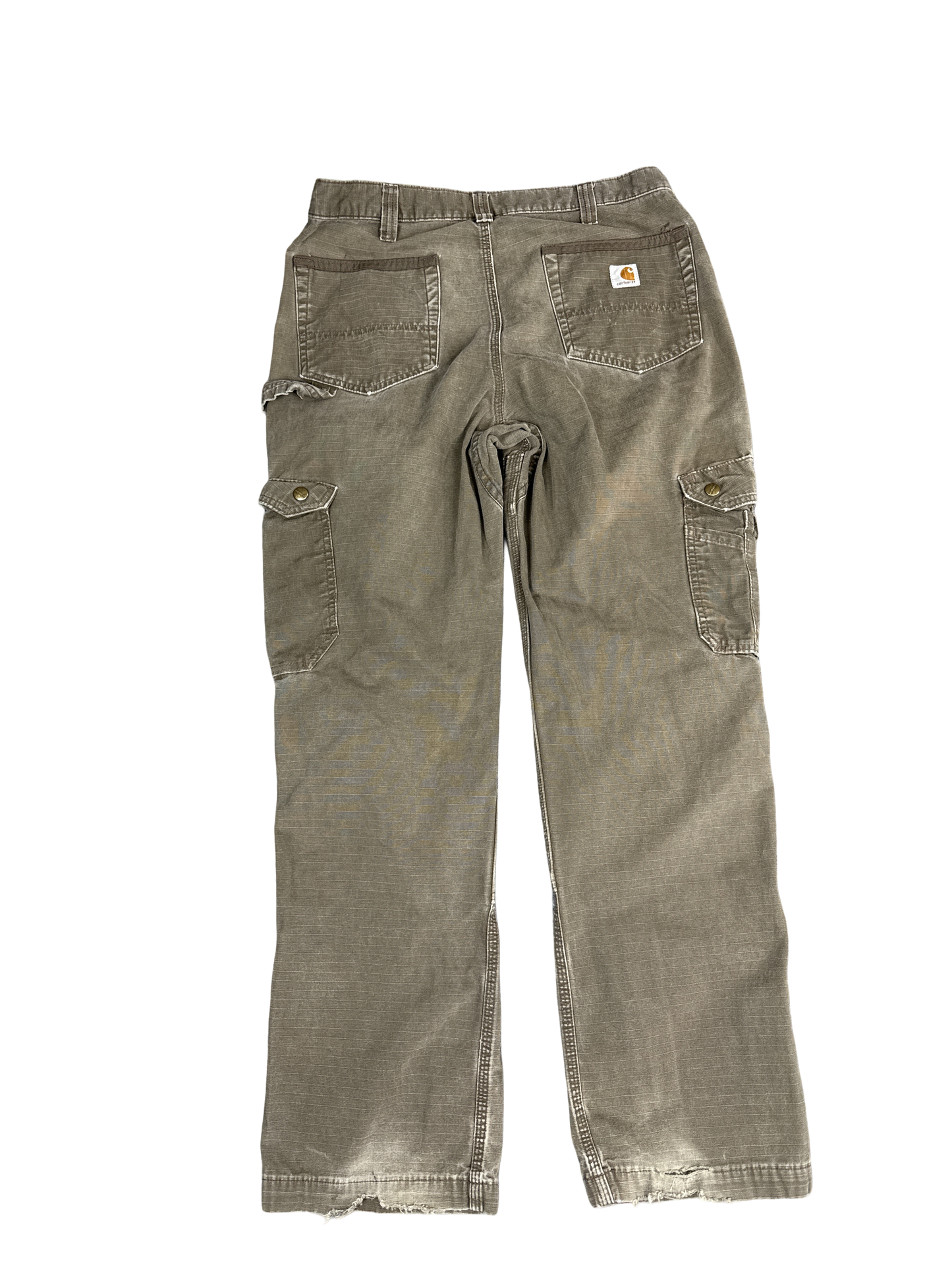 Carhartt Brown Canvas Work Pants (W34 L30)