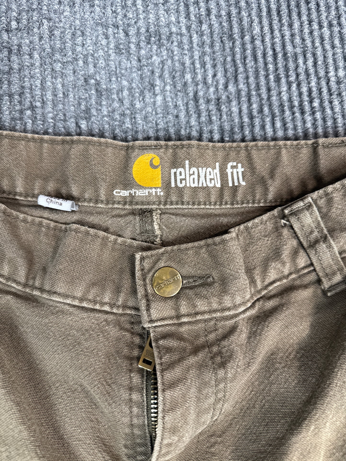 Carhartt Relaxed Fit Canvas Work Pants (32x30)
