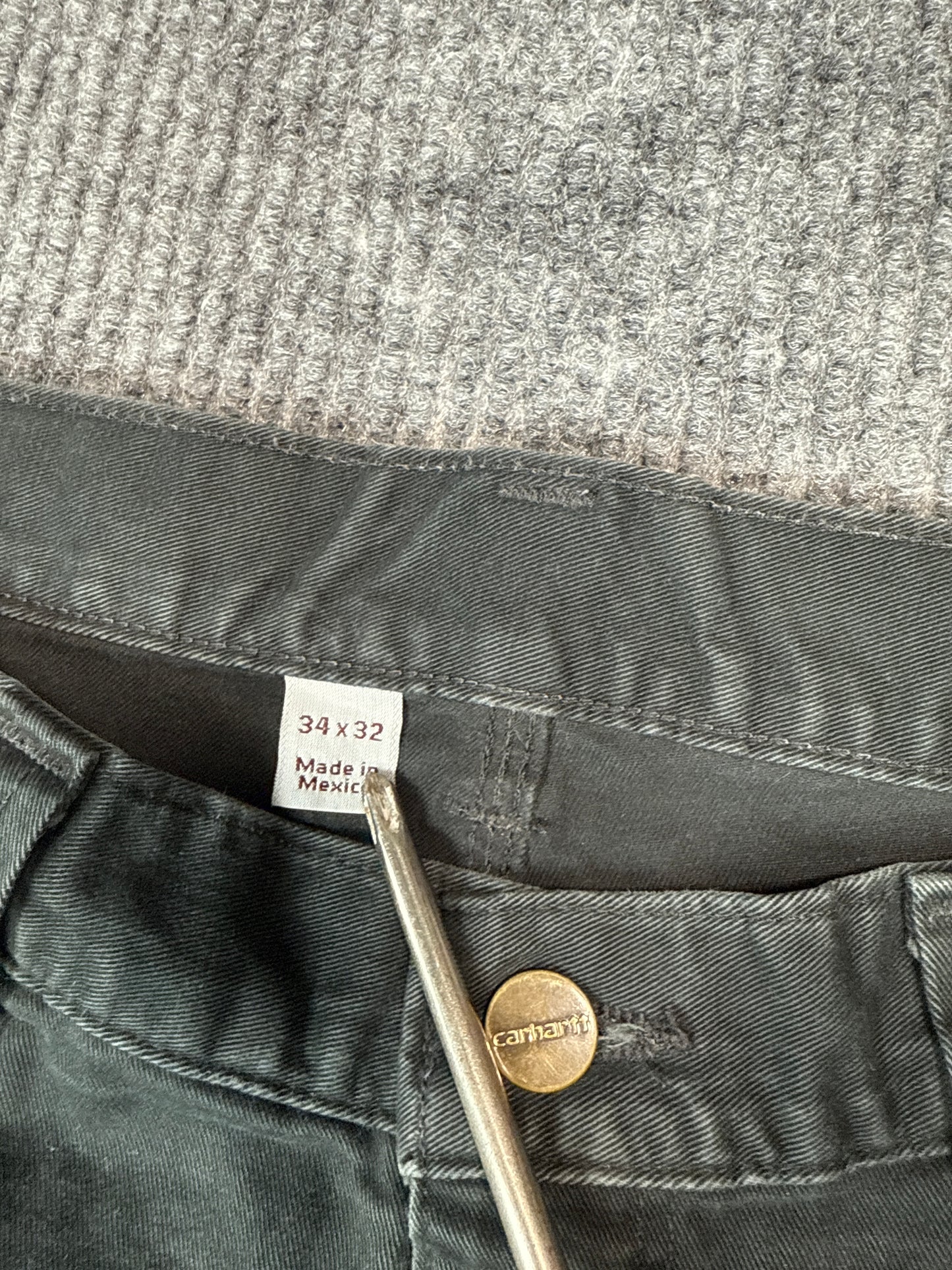 Carhartt Double Knee Work Pants (34x32)