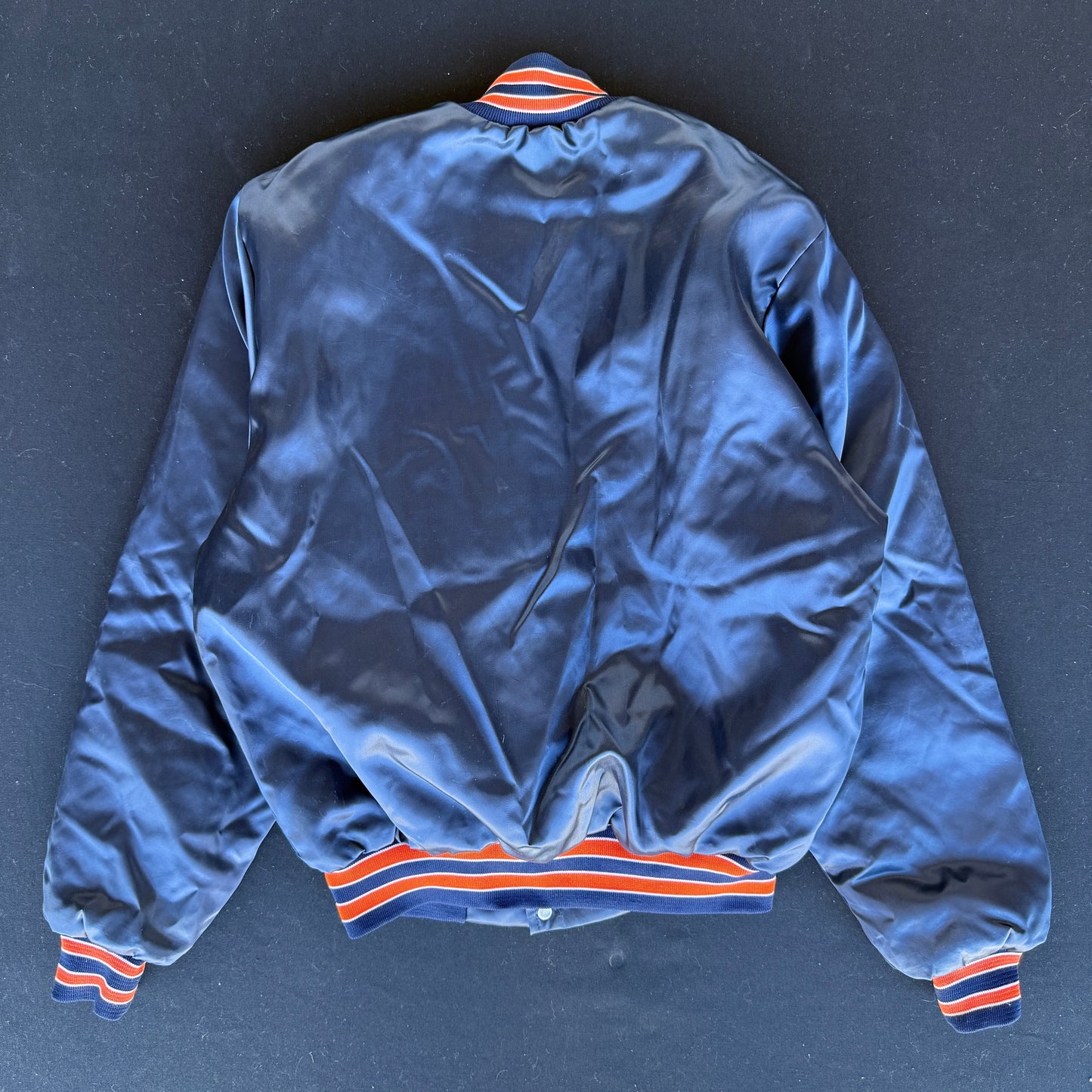 1980s Auburn Swingster Satin Varsity Jacket (S)