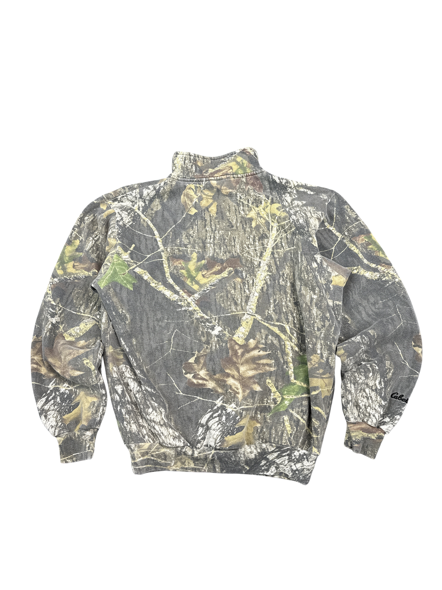 Cabela's Hunting Camo Quarter-Zip Pullover (M)