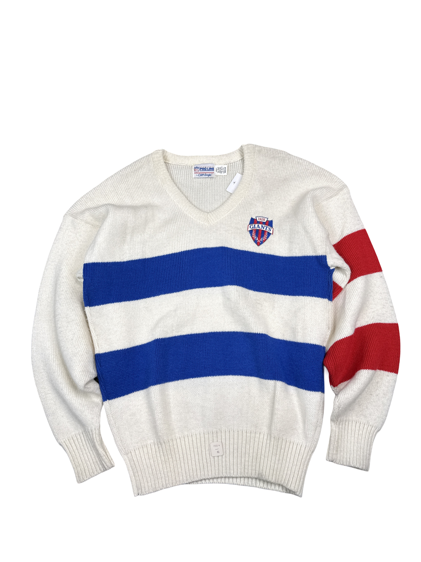 1990s NFL Pro Line by Cliff Engle New York Giants Wool Sweater (M)