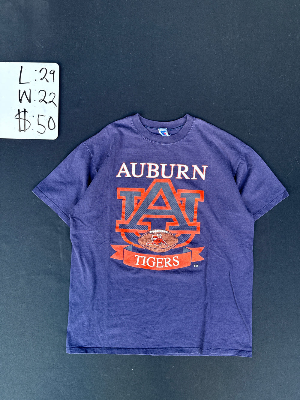 1990s Russell Athletic Auburn Tigers Graphic Tee (XL)