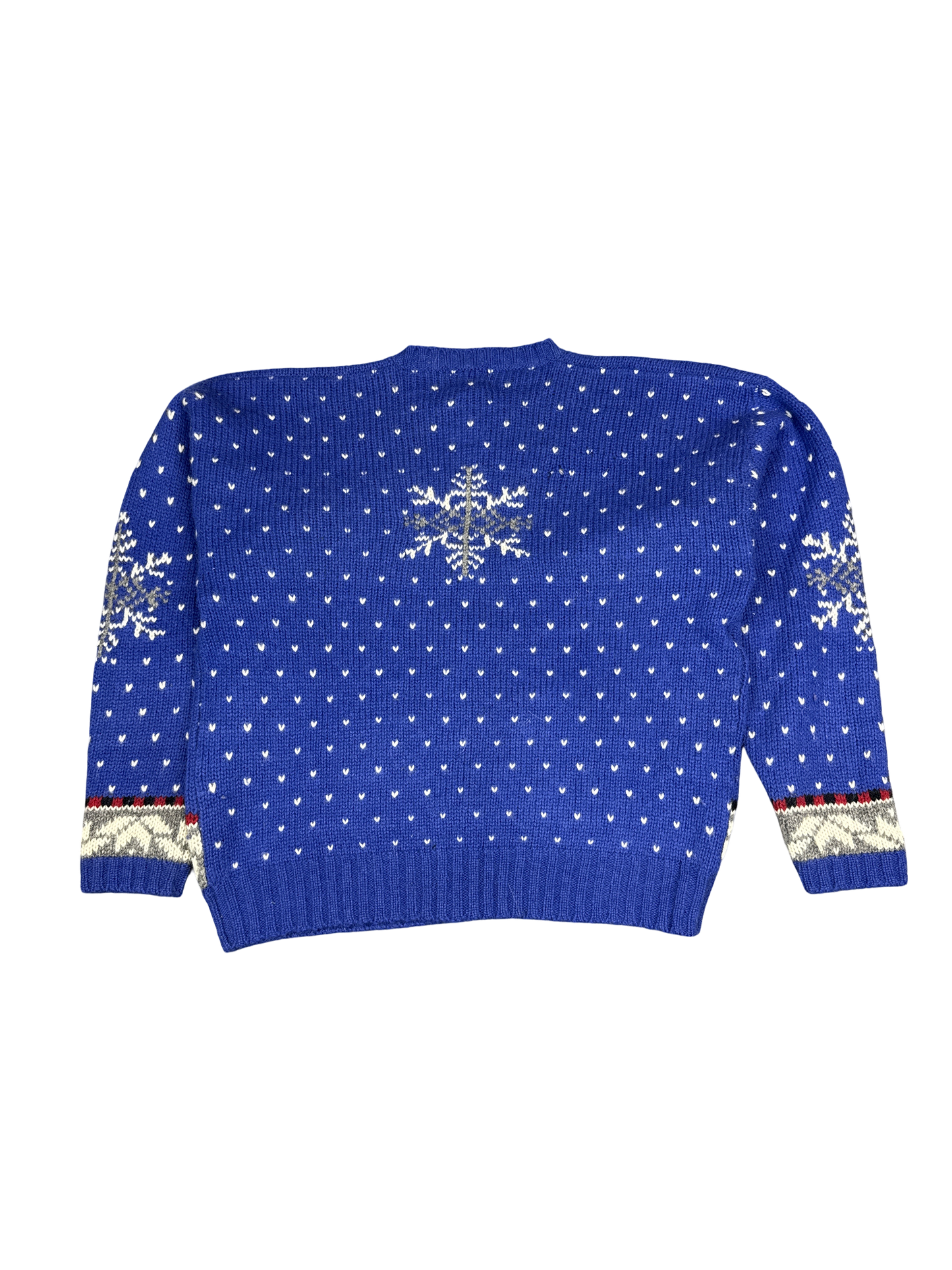 Woolrich Snowman Christmas Knit Cardigan Sweater (M)