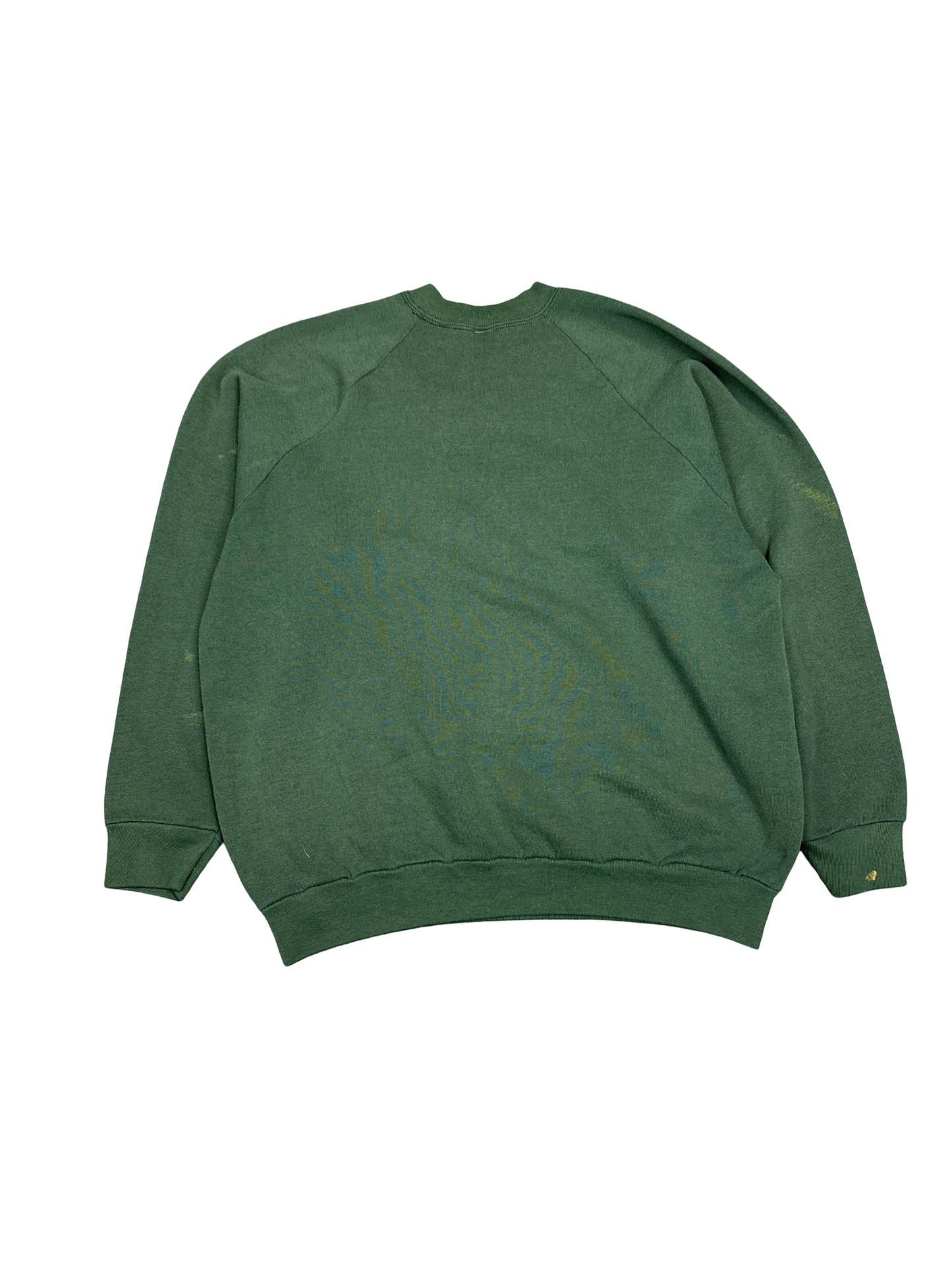 1980s Fruit of the Loom Green Sweatshirt (XL)