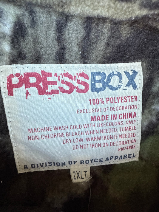 Auburn Camo Quarter Zip Pullover (2XL)