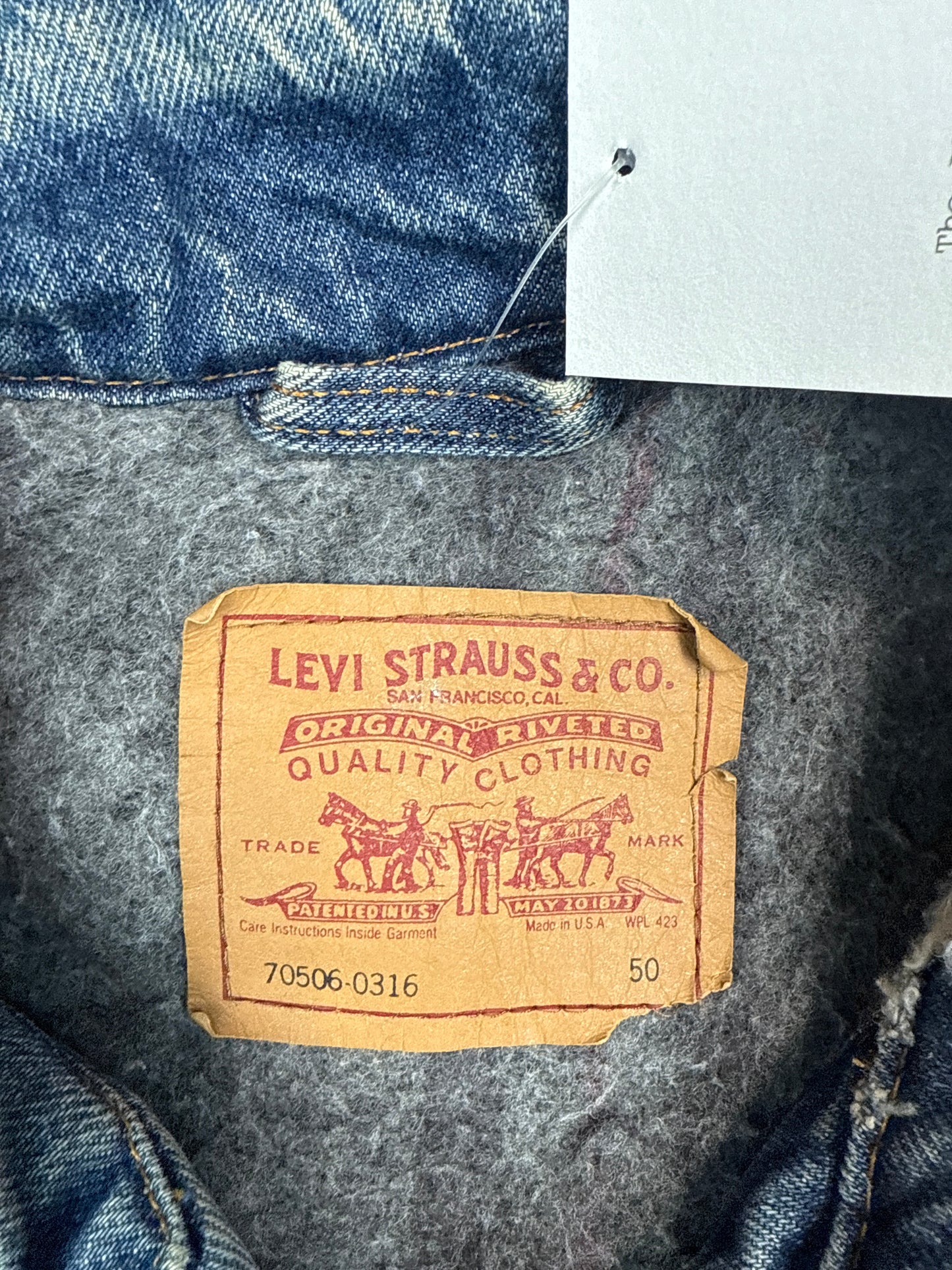 1980s Levis Denim Trucker Jacket