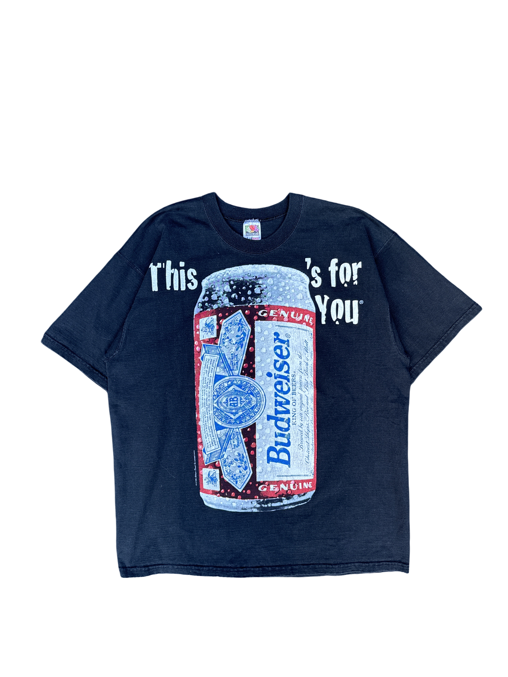 1990s Budweiser Beer Graphic Tee (XL)