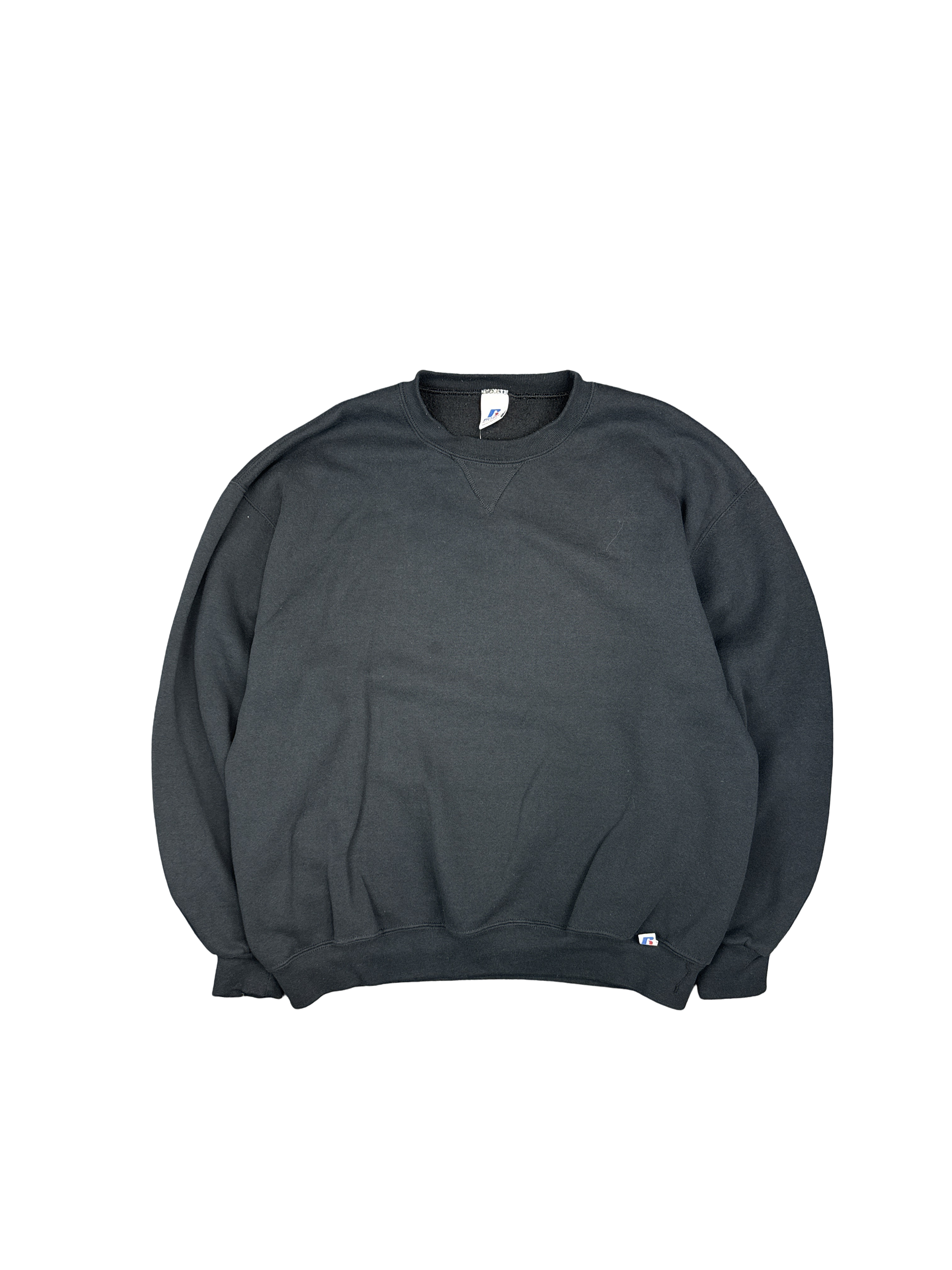 Russell Athletic Black Pullover Sweatshirt (L)