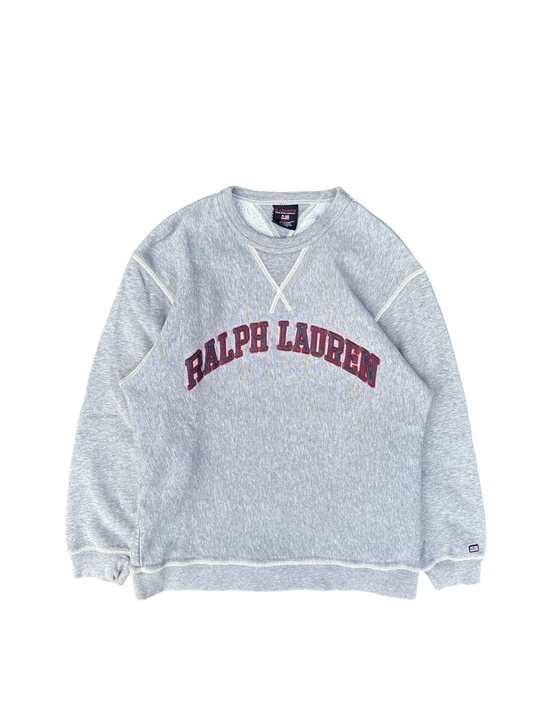 Polo Jeans Ralph Lauren Grey Crewneck Sweatshirt (S)