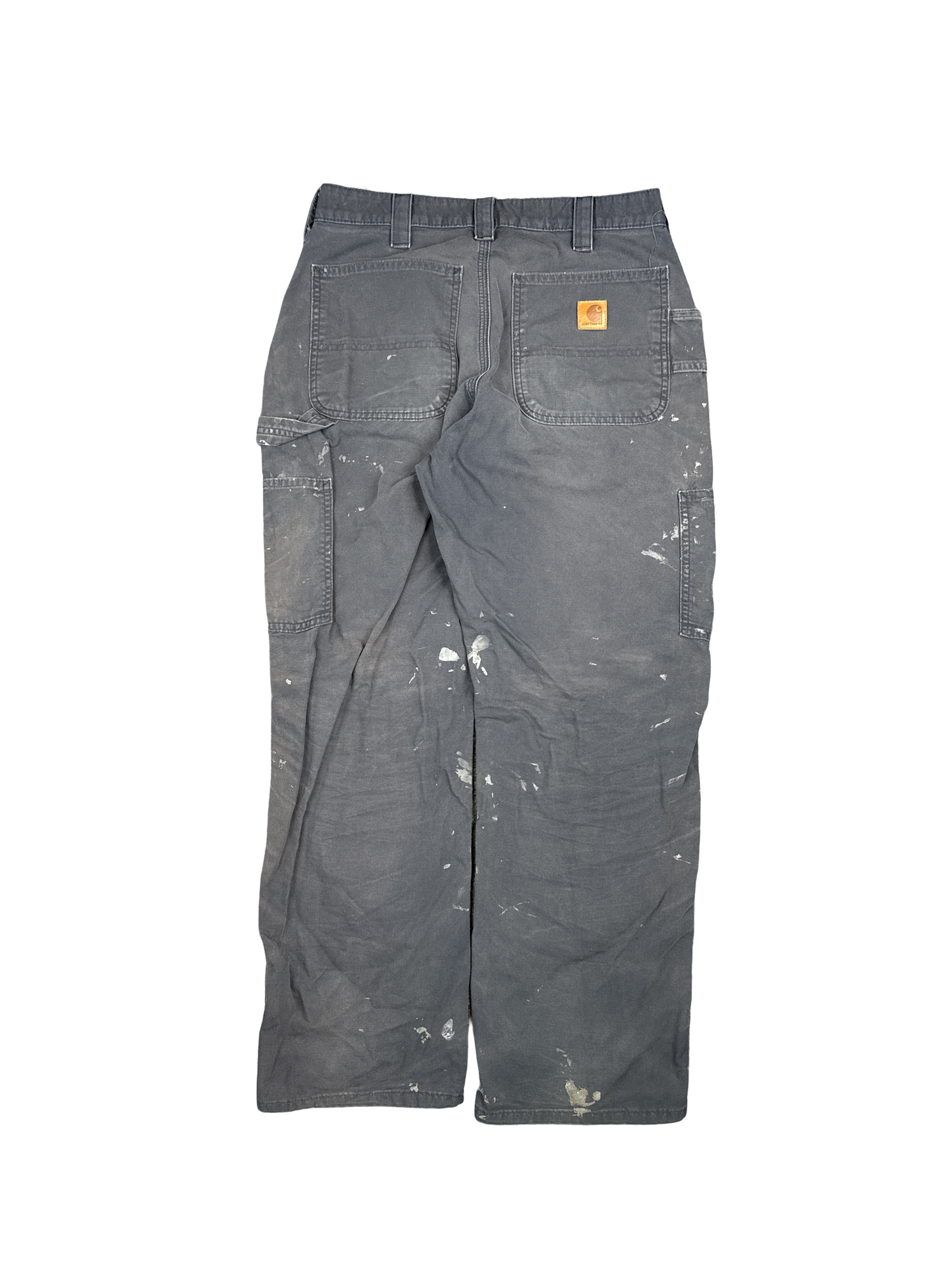 Carhartt Work Pants Navy Cotton Carpenter Style (W34 L32)
