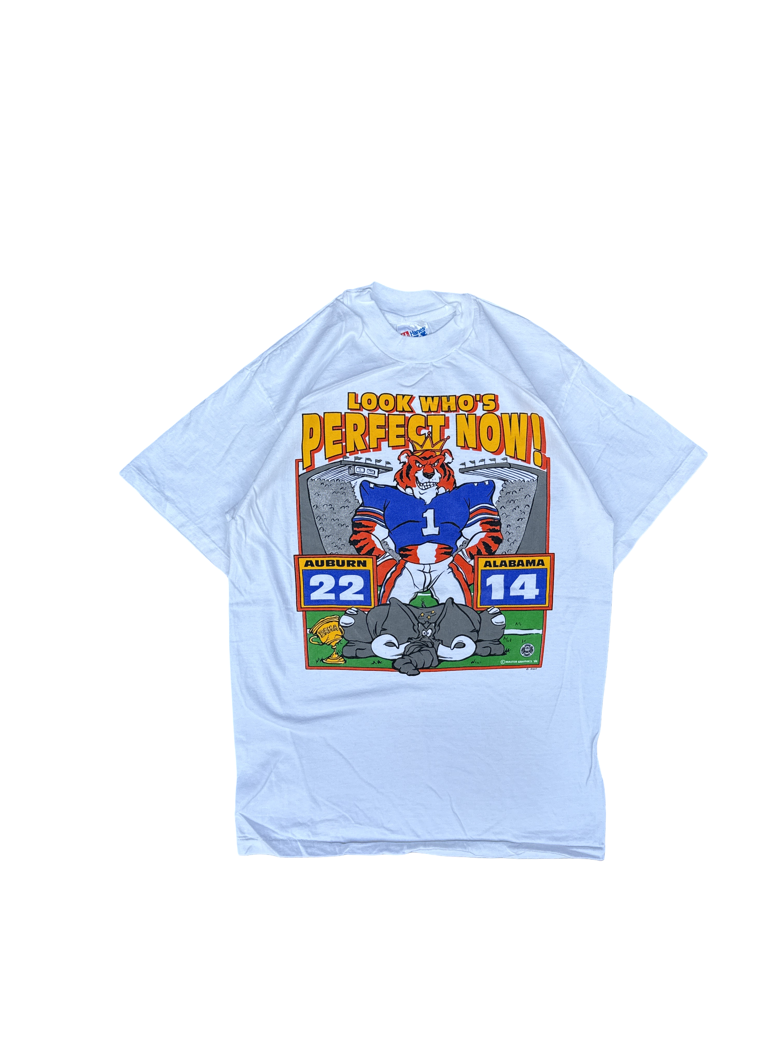 1990s Auburn vs Alabama Rivalry Graphic Tee (M)