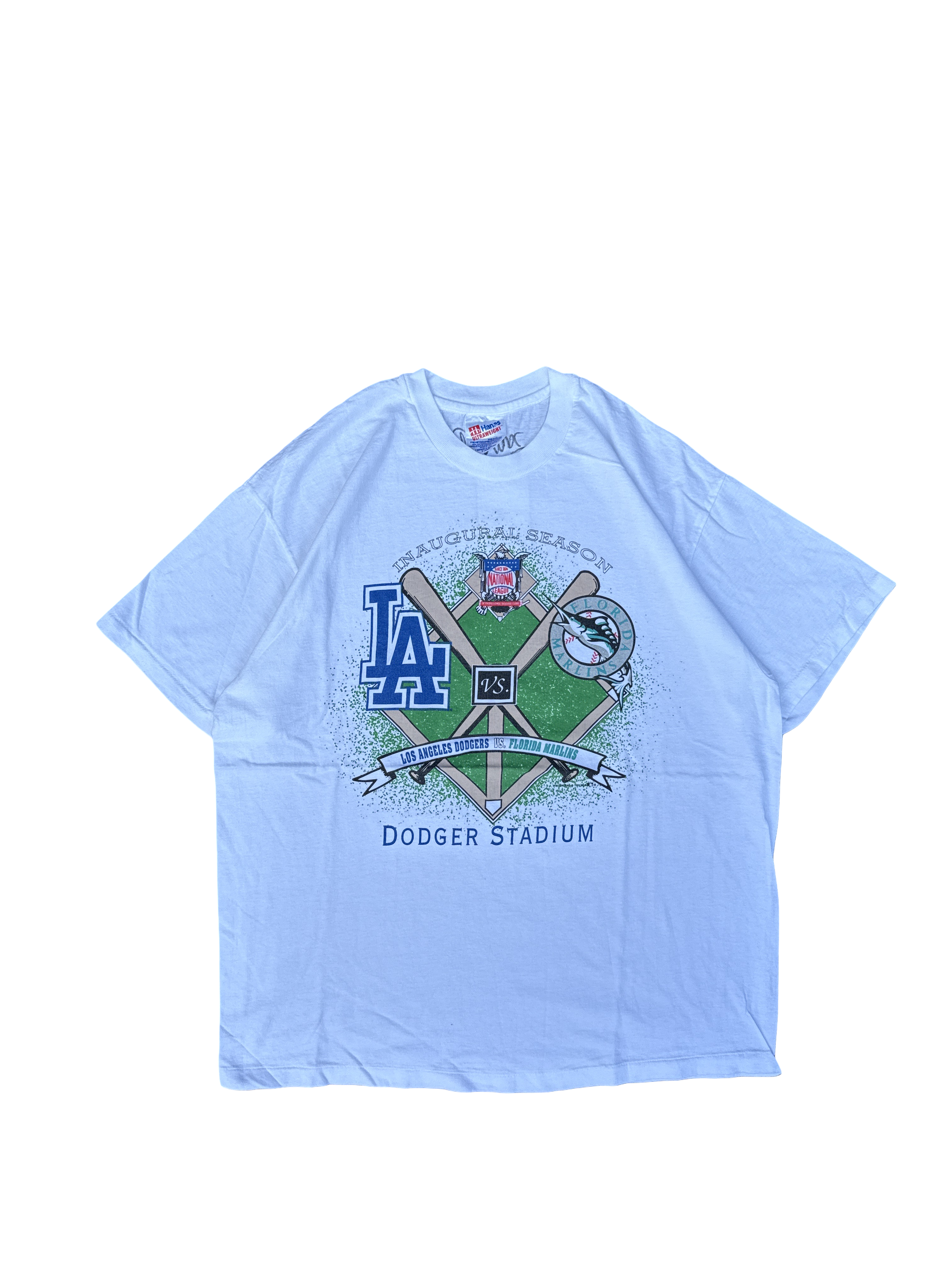 1990s Los Angeles Dodgers Inaugural Season Graphic Tee (XL)