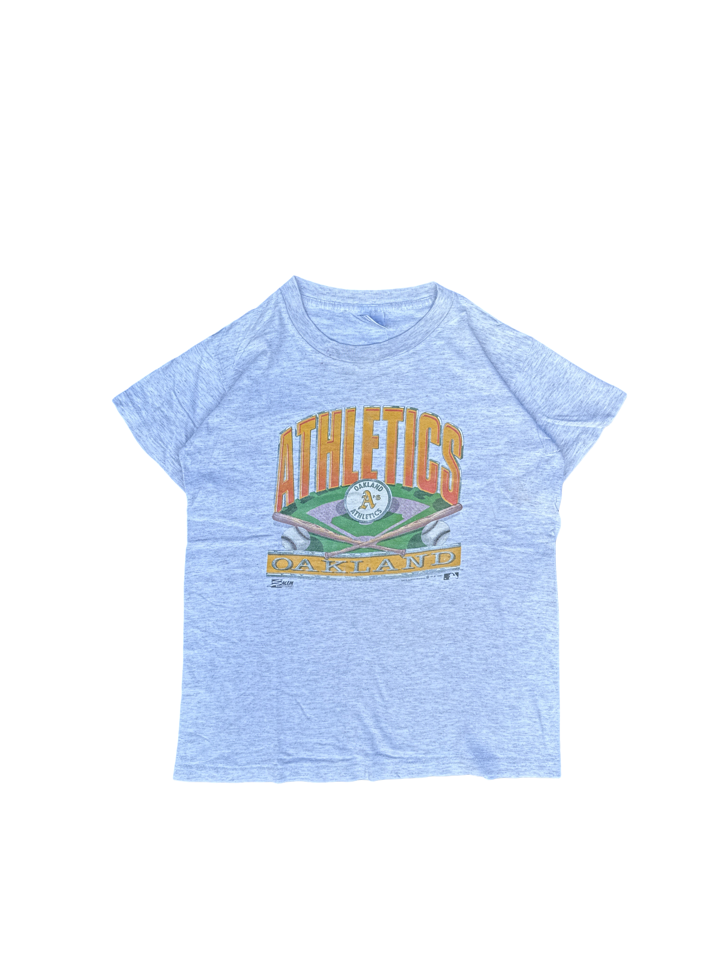 1990s Oakland Athletics Salem Sportswear Graphic Tee (S)