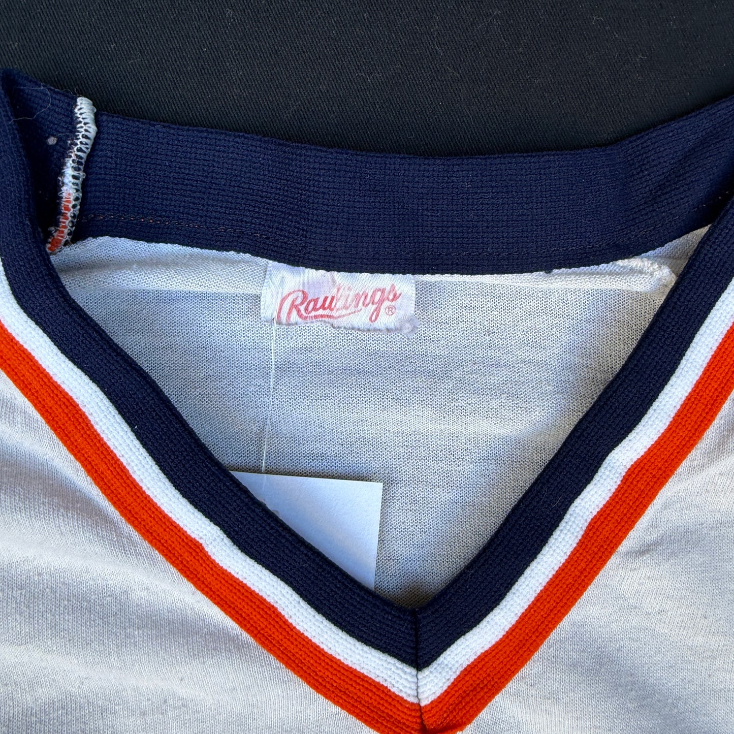 1980s Rawlings Detroit Ringer Jersey Tee (S)