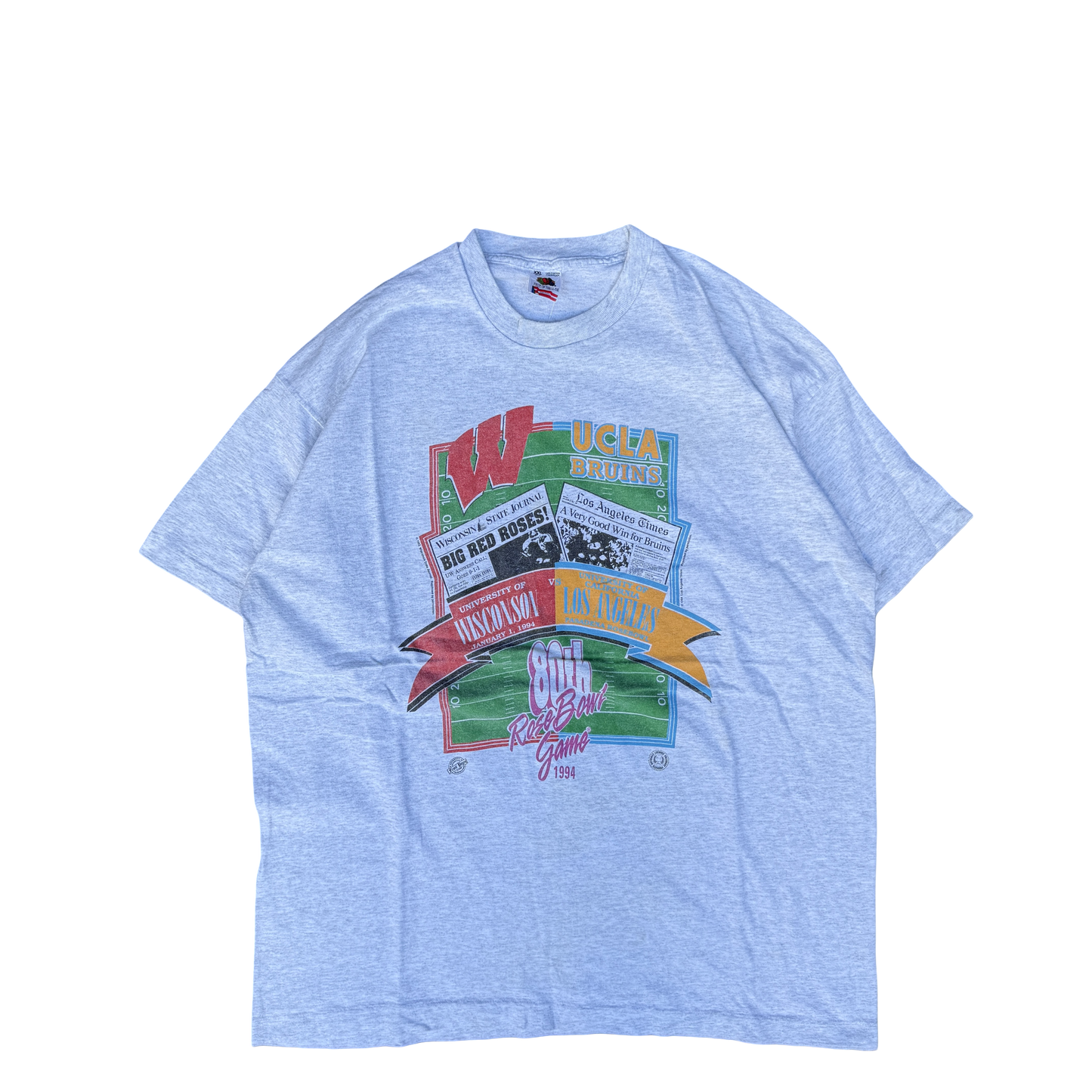 1994 Rose Bowl Wisconsin vs UCLA Graphic Tee (XXL)