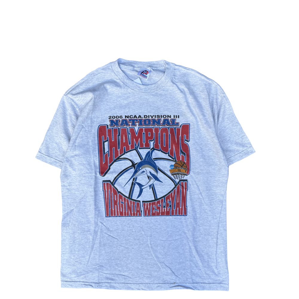 2006 NCAA Division III Virginia Wesleyan National Champions Marlins Basketball Tee (L)
