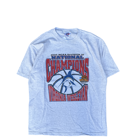 2006 NCAA Division III Virginia Wesleyan National Champions Marlins Basketball Tee (L)