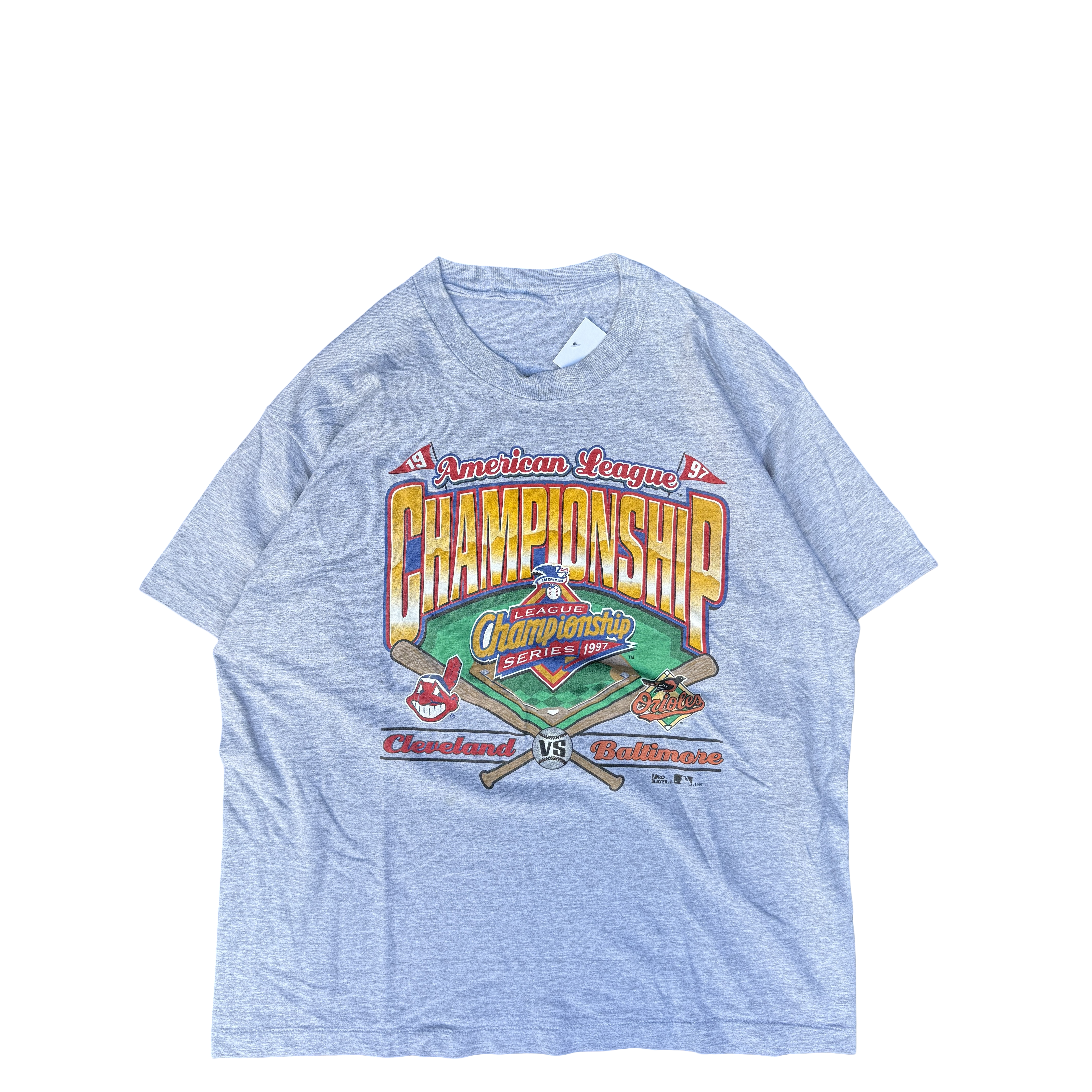 1997 American League Championship Cleveland vs Baltimore T-Shirt (XL)