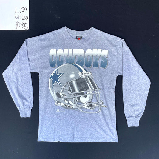 1990s Dallas Cowboys NFL Long Sleeve Graphic Tee (M)