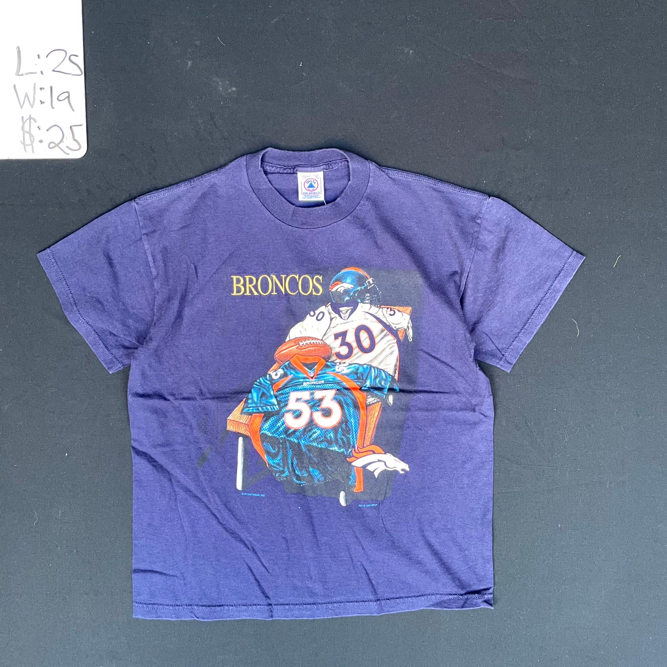 1990s Denver Broncos Graphic T-Shirt (S)