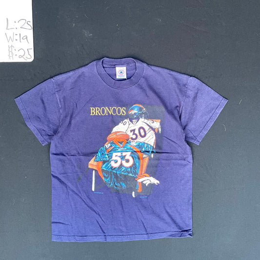 1990s Denver Broncos Graphic T-Shirt (S)