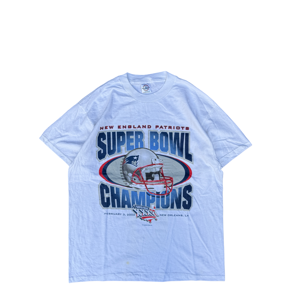 2002 New England Patriots Super Bowl Champions Tee (L)