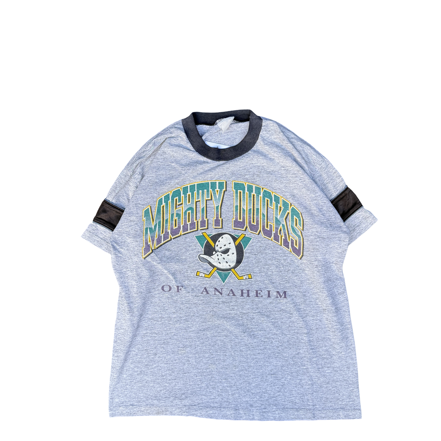 1990s Mighty Ducks of Anaheim Ringer Graphic Tee (S)