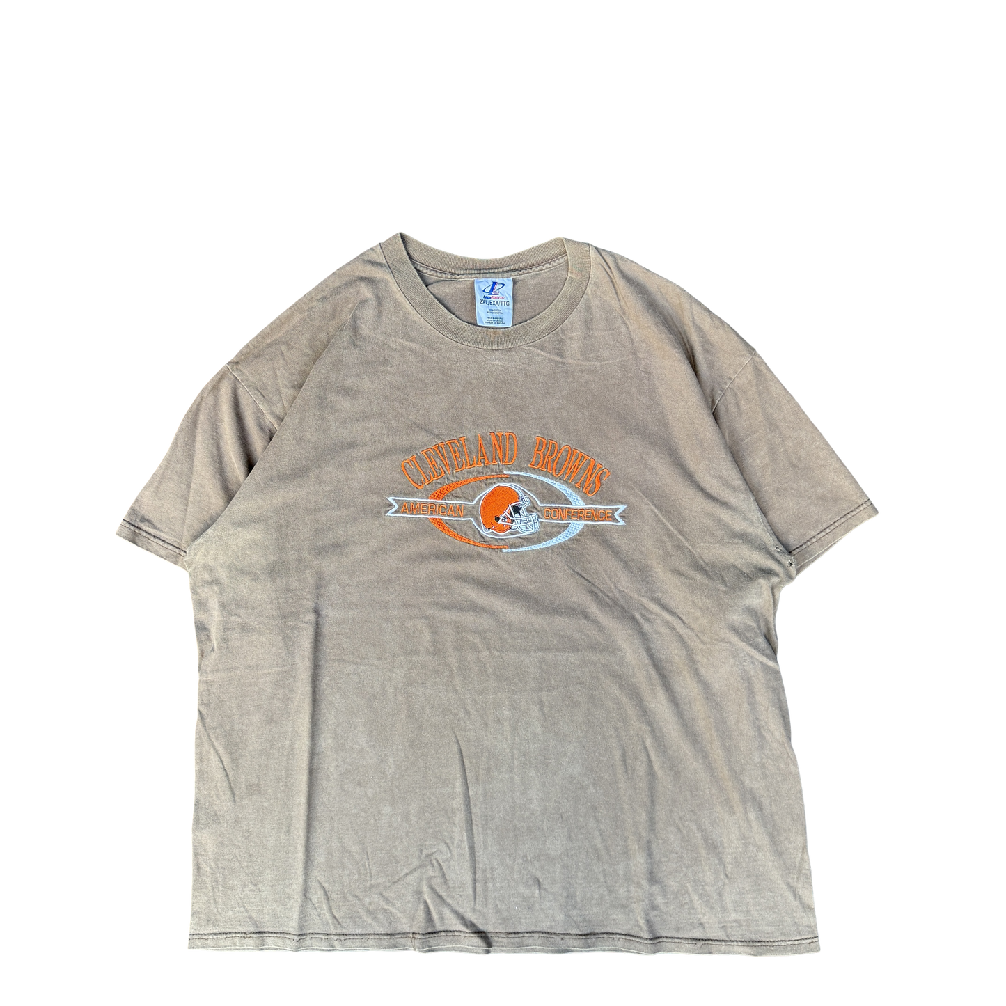 1990s Cleveland Browns Logo Athletic T-Shirt (2XL)